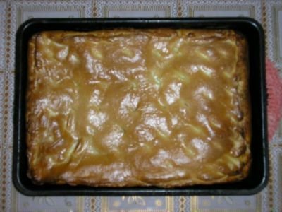 Рецепт Дріжджовий пиріг з вершковою начинкою