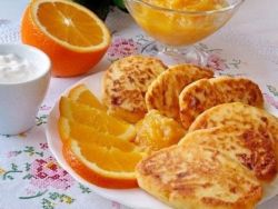 Апельсинові сирники