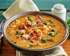 Гороховий суп з куркою - рецепт