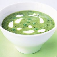 Суп-пюре із зеленого горошку