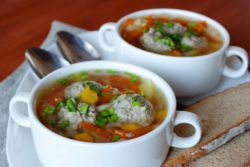 Суп з фрикадельками - рецепт