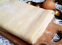 Листкове дріжджове тісто - рецепт