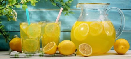 Домашній лимонад з м'ятою і лимоном
