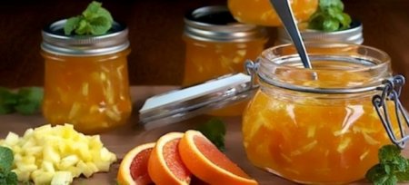 Яблучне варення з апельсином на зиму - рецепт