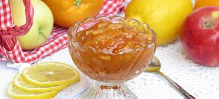 Варення з яблук на зиму - простий рецепт прозорого варення часточками, з лимоном, апельсинами