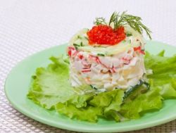 Морський салат з ікрою