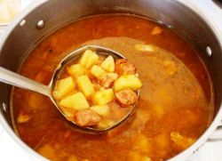 Як приготувати соус з м'яса і картоплі? Як приготувати соус з м'яса і картоплі?